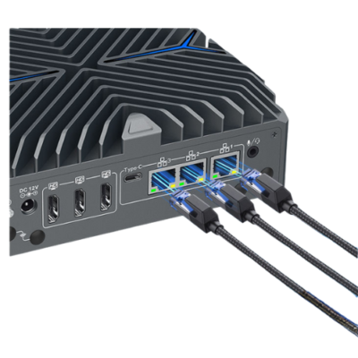 Fanless Industrial Mini PC with Intel Core Ultra and AI Boost - Asset Track Pro