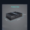 Industrial IoT Ceiling Edge Computing Gateway with 5G Wi-Fi, and Versatile I/O -Asset Track Pro