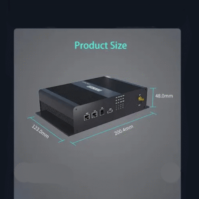 Industrial IoT Ceiling Edge Computing Gateway with 5G Wi-Fi, and Versatile I/O -Asset Track Pro