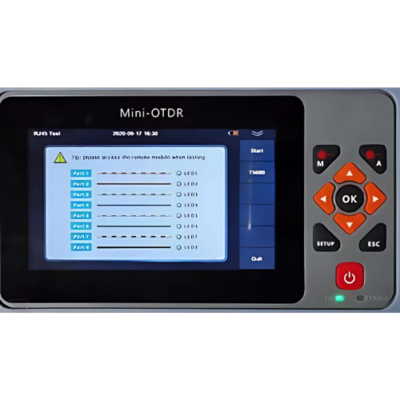 9-in-1 Mini OTDR Fiber Optic Reflectometer with Touch Screen - Asset Track Pro