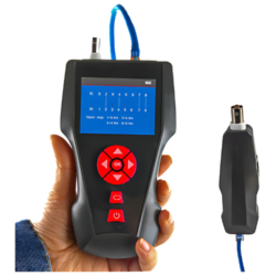 Ethernet Cable Tester with Voltage Detection - Asset Track Pro 