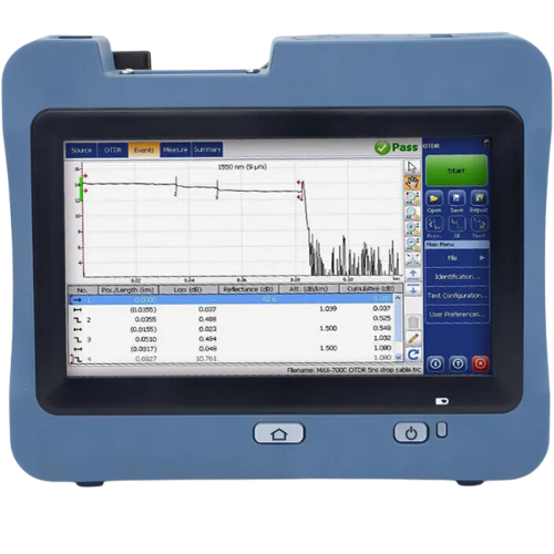 Max Tester Handheld Fiber Optic OTDR Visual Fault locator -  Asset Track Pro