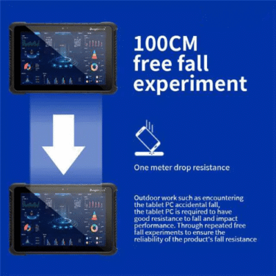 Asset Track Pro Industrial Rugged Tablet With Anti-Wrestling Corners
