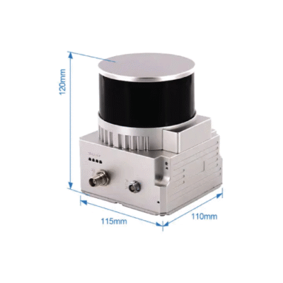 HESAI XT LiDAR, 360° FOV, 393.7ft Range, ±1cm Accuracy, Class 1 - Asset Track Pro