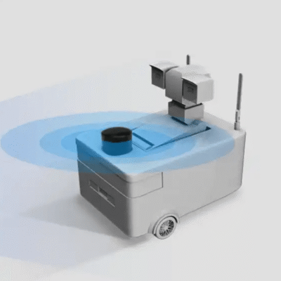 360° Photoelectric Sensor, 10m-50m Range, Class I, 5Hz-20Hz Scan Rate - Asset Track Pro