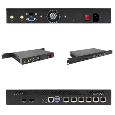 Enterprise Core Router with 6 LAN and DDR3 4 GB Memory - Asset Track Pro