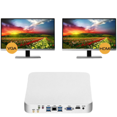 Mini Desktop Multimedia PC with RAM Up to 8GB - Asset Track Pro