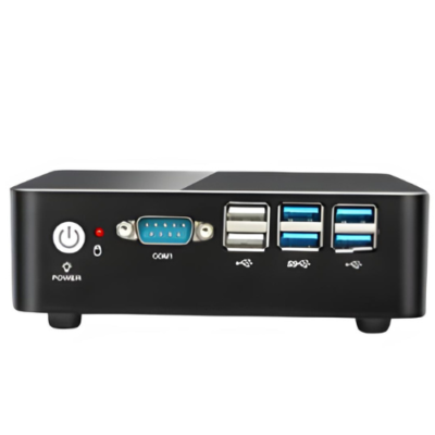 Industrial Desktop Computer with DC 12V Power Supply - Asset Track Pro