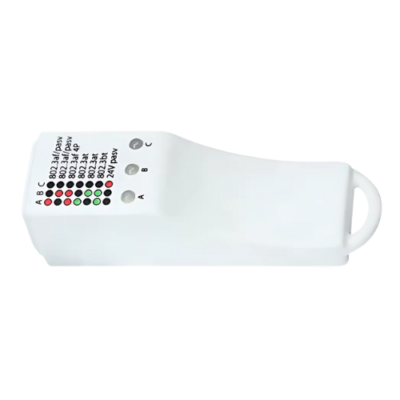 Compact Dual Color LED POE Tester with Multi Speed - Asset Track Pro