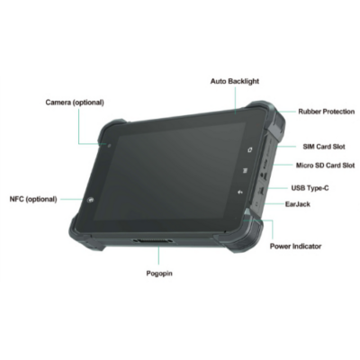 Rugged 7- Inch Android 12 Tablet IP67 Waterproof Dustproof GPS 4G WiFi - Asset Track Pro