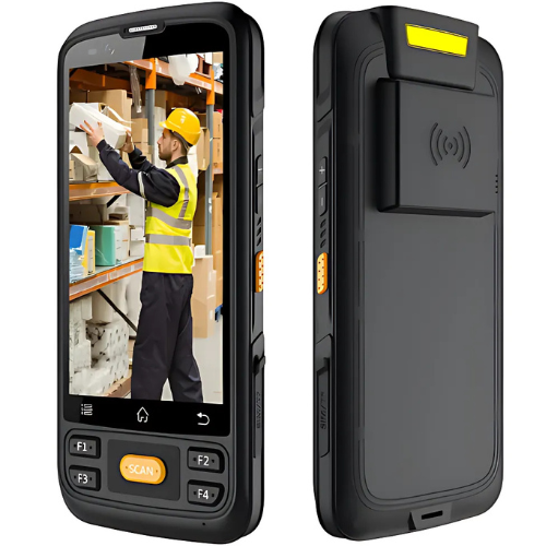 Barcode Scanner with Fingerprint and Face Recognition - Asset Track Pro