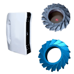 High-Precision Monochrome 3D Scanner, USB & C++, 1 MP Dual Cameras - Asset Track Pro